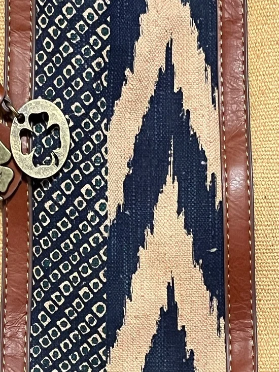 Lucky Brand golden brown fabric tote bag - Picture 4 of 9